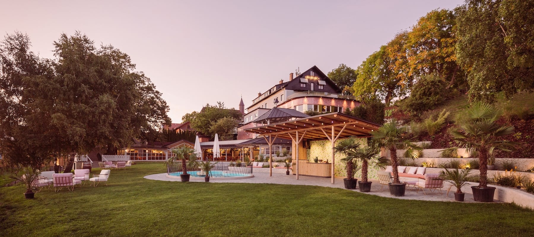 Fernblick in St. Corona with garden and pool