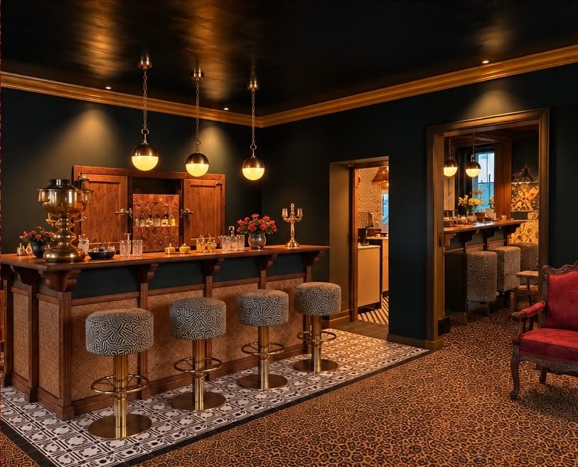 Die Bar im Chalet Joli