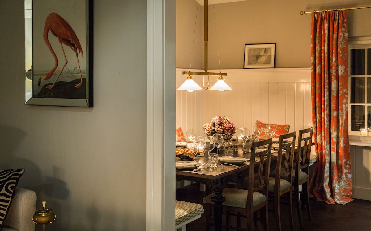 Abendessen in der Villa Antoinette